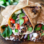 Double Lamb Kebab Roll